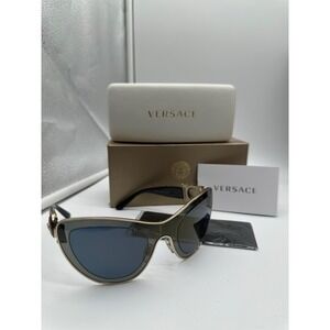 Versace MOD 2162‎ 1252/33 Gold Aviator Sunglasses Made in Italy